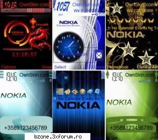 nokia themes
  
for :

lg: ks10; nokia: 5320 5700 6110 navigator, 6120 classic, 6121 classic, 6124